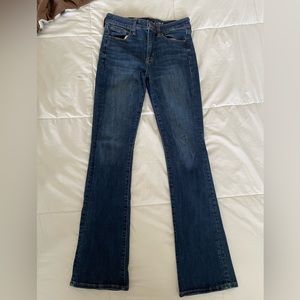American Eagle High rise Skinny Kick Dark Wash